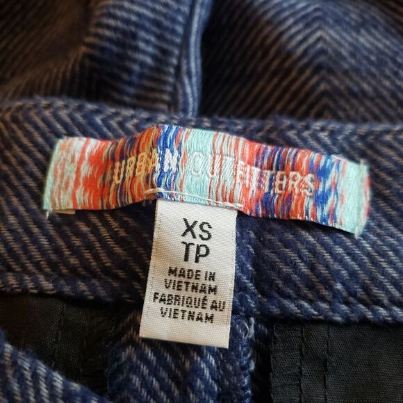 UO Herringbone Wide Leg Pants Sz XS - Picture 5 of 9